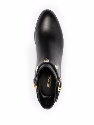 Britton stud-embellished leather ankle boots展示图