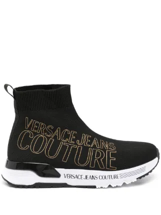 Zapatillas tipo calcetín con logo Versace Jeans Couture por 295€ - Compra  online AW21 - Devolución gratuita y pago seguro