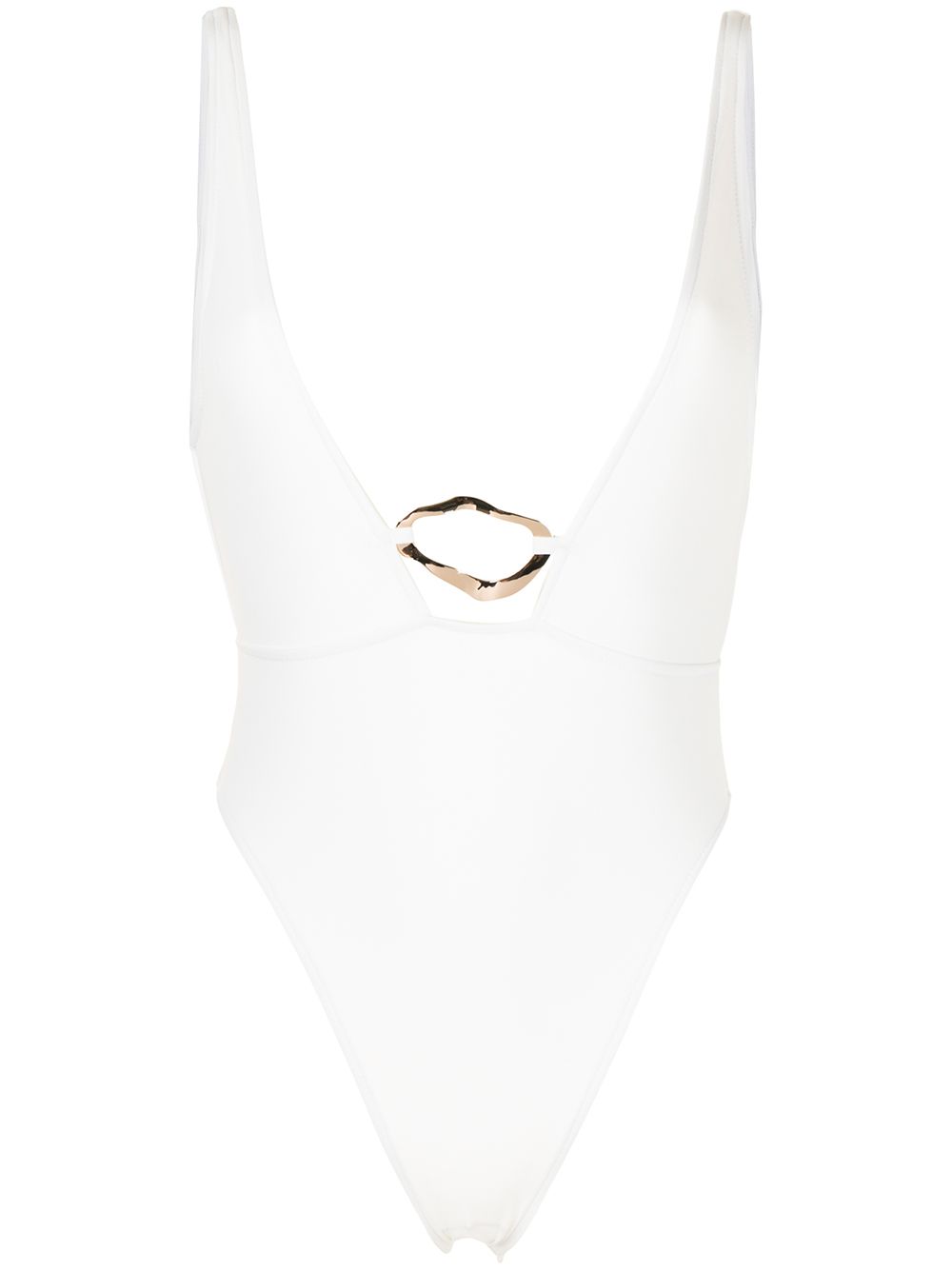 Lisa Von Tang Liquid Metal Monokini - Farfetch