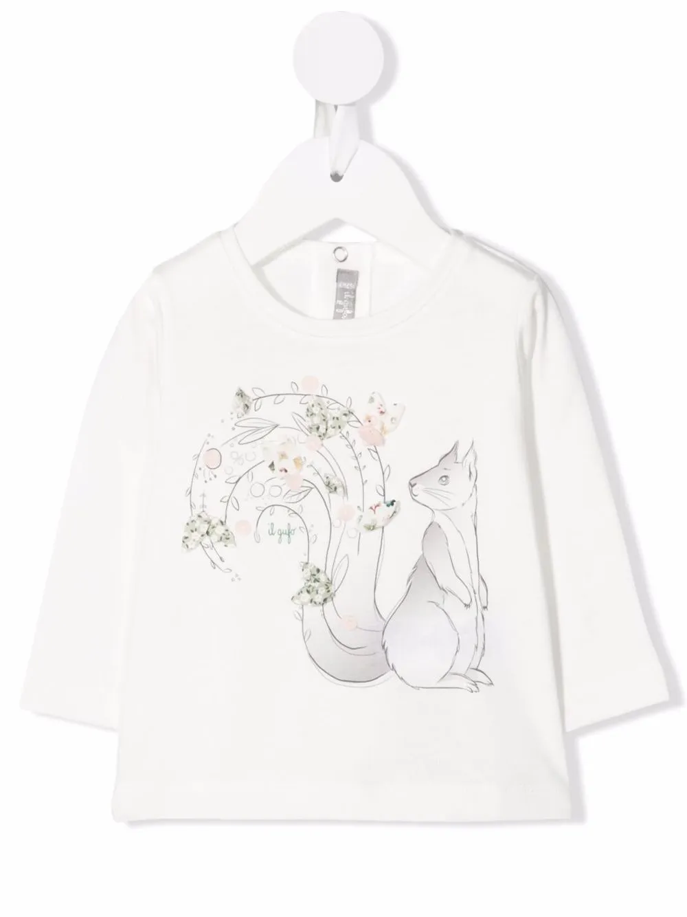 

Il Gufo sudadera con estampado gráfico - Blanco