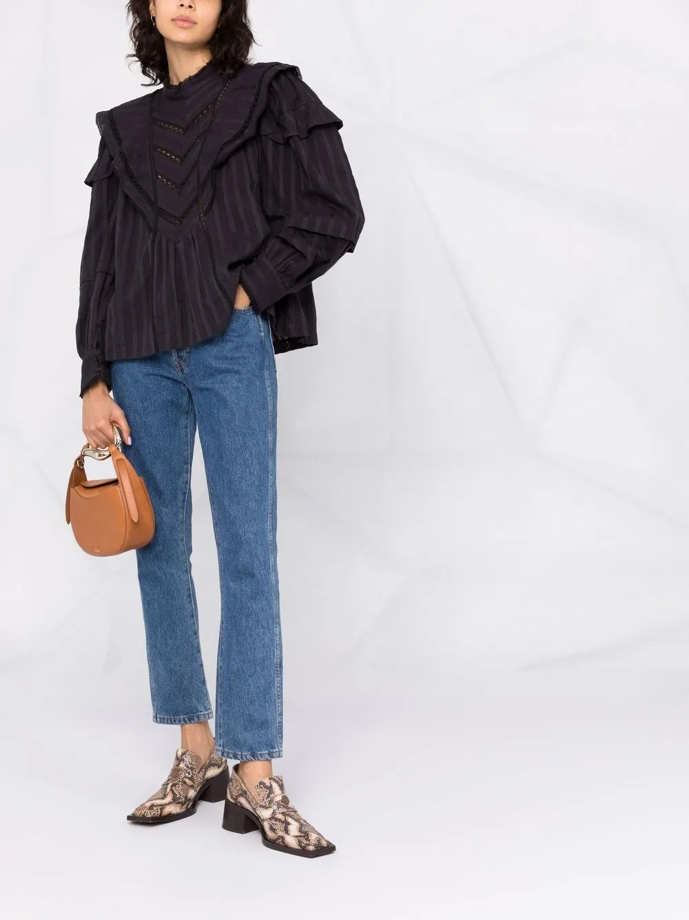 Bild 2 von Isabel Marant Étoile Bluse mit Lochstickerei