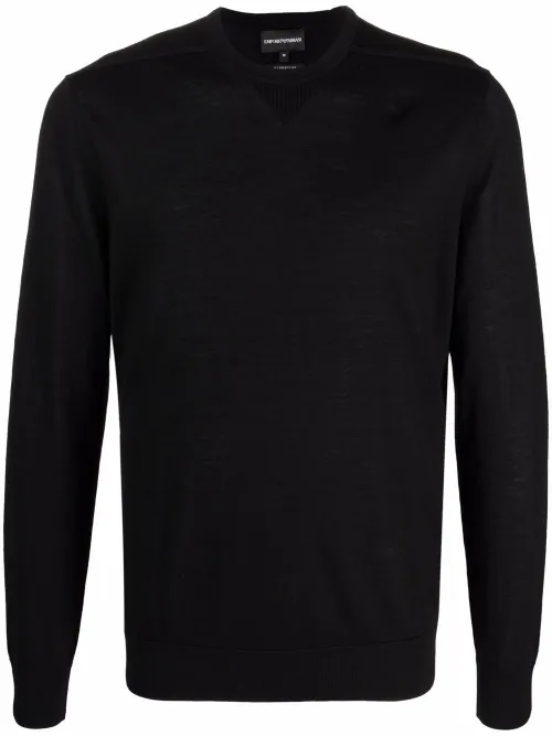 Pull à col ras du cou - Emporio Armani - Modalova