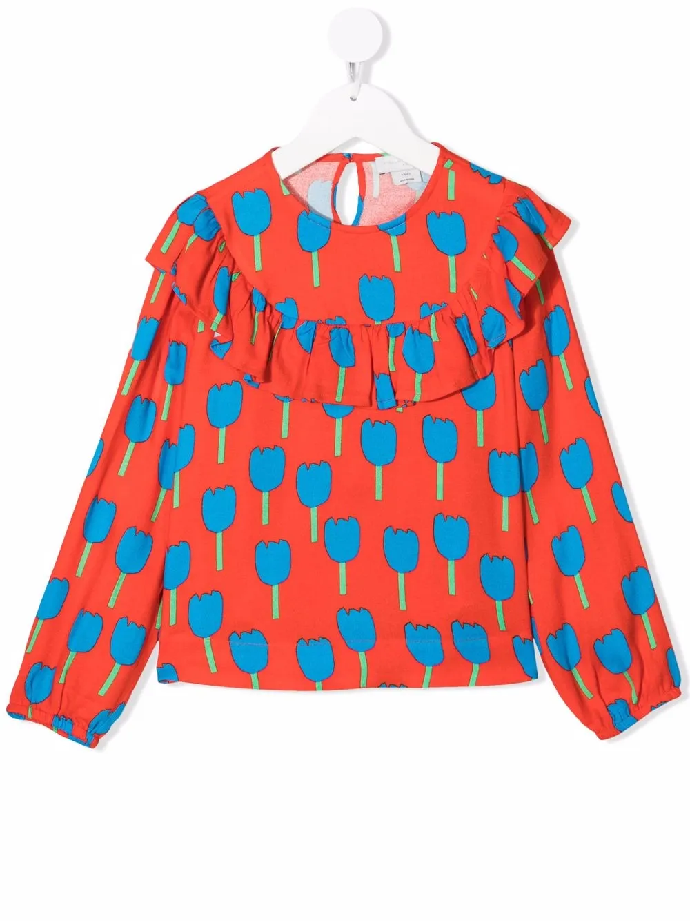 

Stella McCartney Kids blusa con estampado floral - Rojo