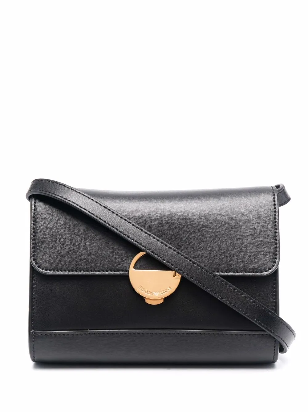 

Emporio Armani bolsa de hombro con detalle de cierre - Negro