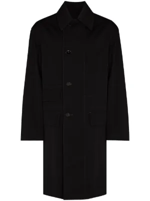 black branded coats