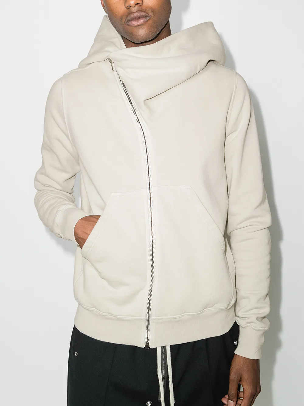 фото Rick owens drkshdw худи с косой молнией