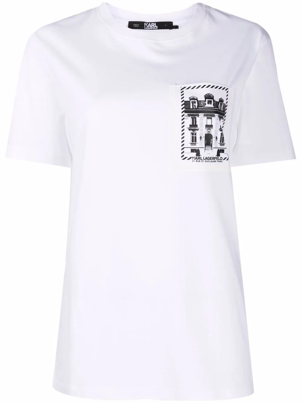 

Karl Lagerfeld K/Maison-print cotton T-shirt - White