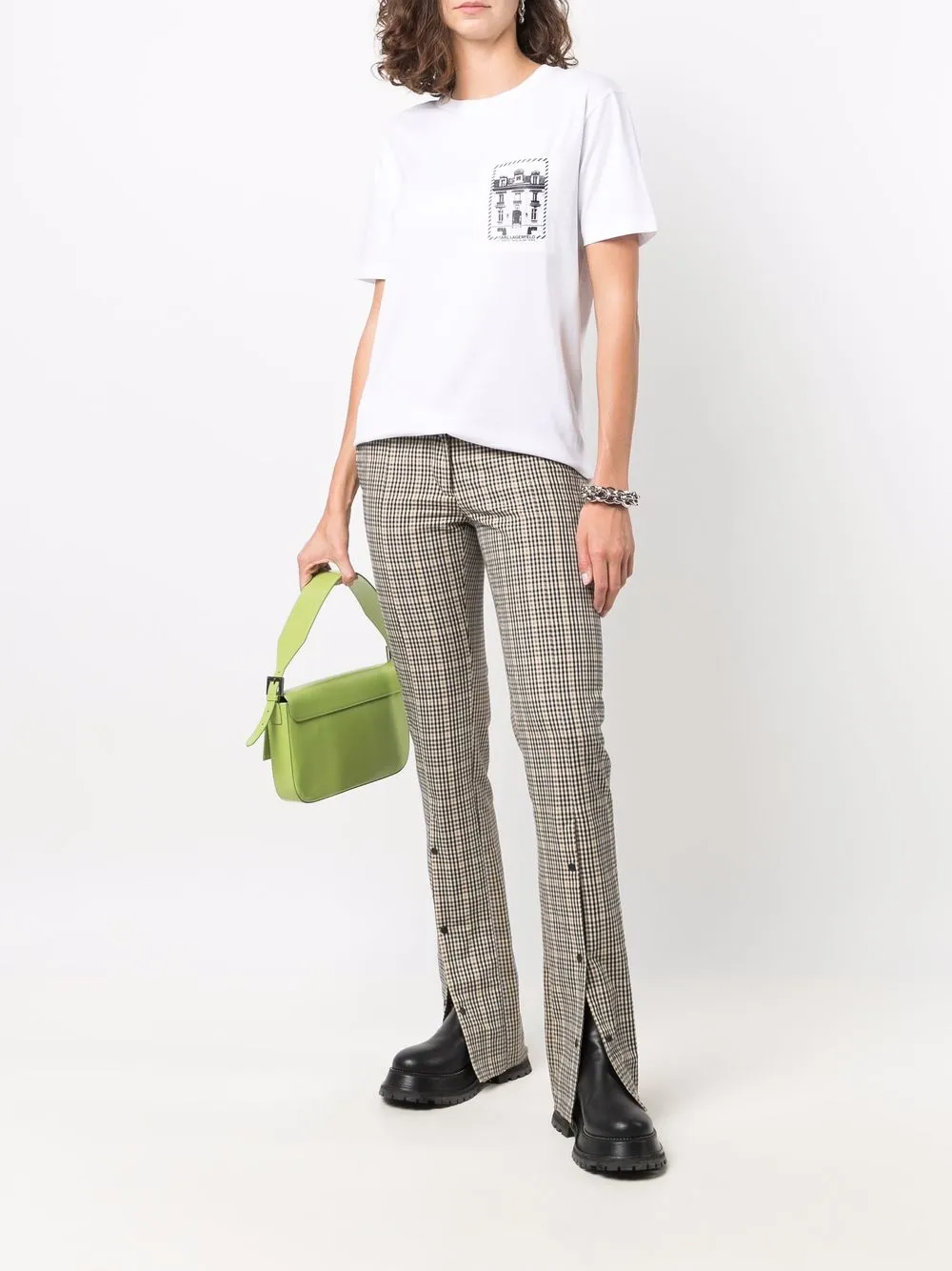 Karl Lagerfeld T-shirt met print - Wit
