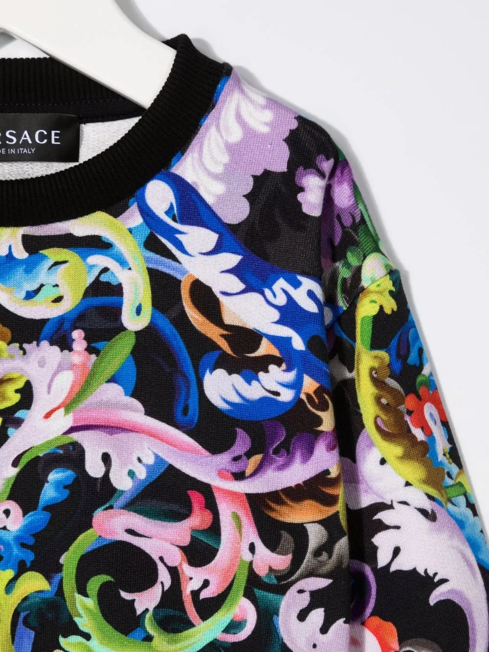 фото Versace kids толстовка с принтом barocco