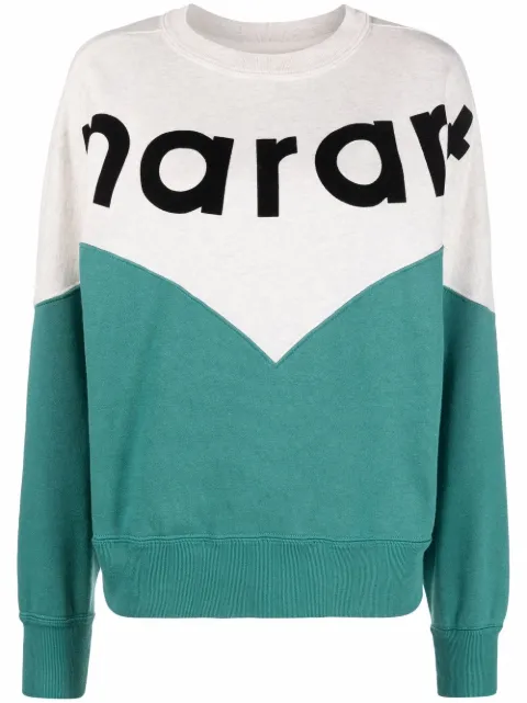 Isabel Marant Étoile sudadera con logo y cuello redondo