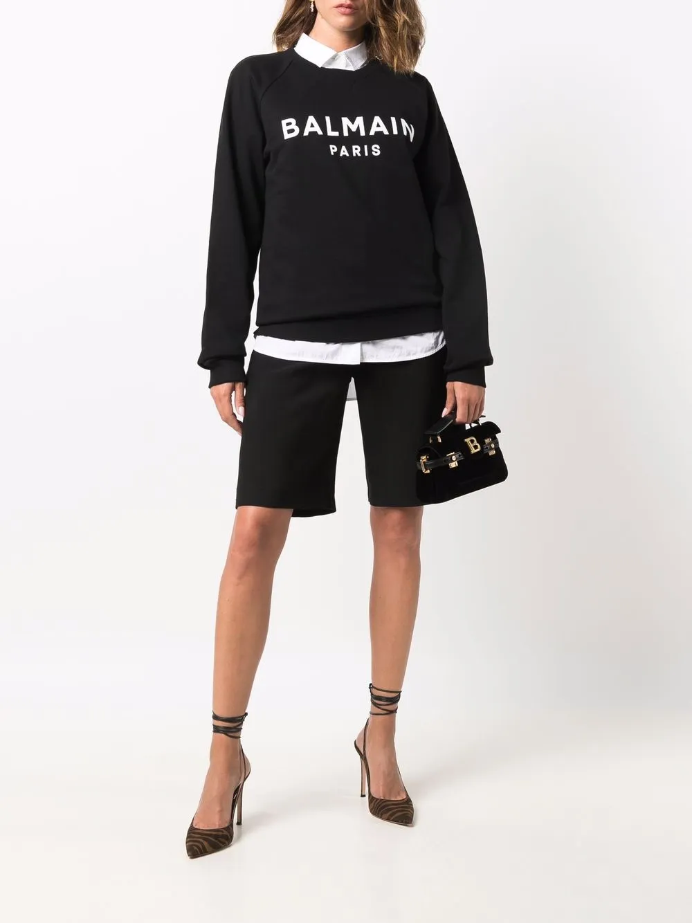 фото Balmain толстовка с логотипом