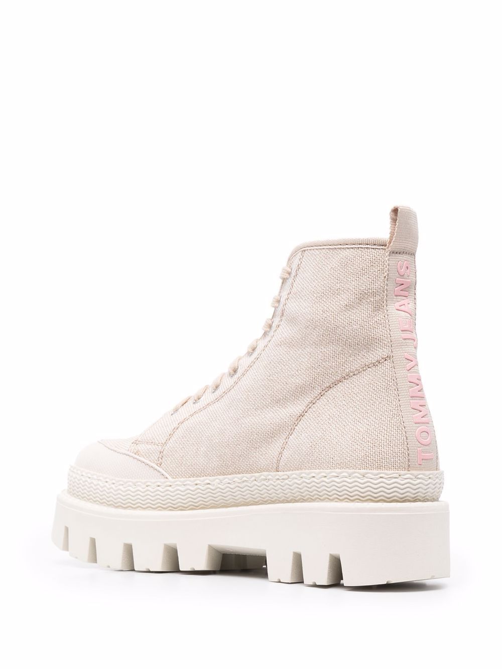 фото Tommy jeans ridged-sole logo ankle boots