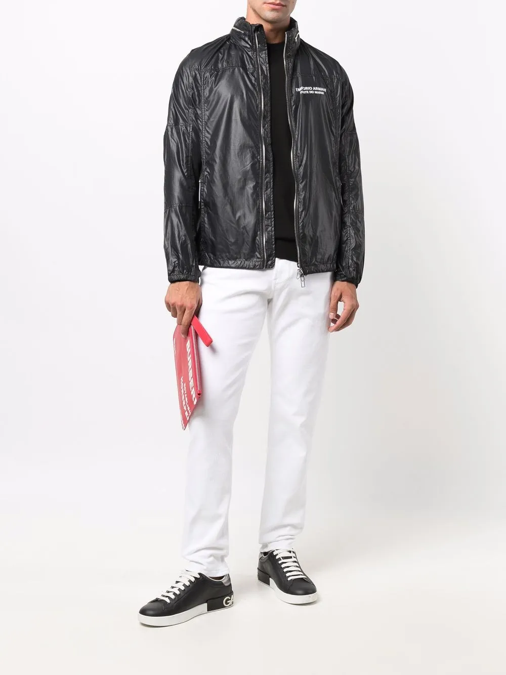 фото Emporio armani куртка с капюшоном и логотипом