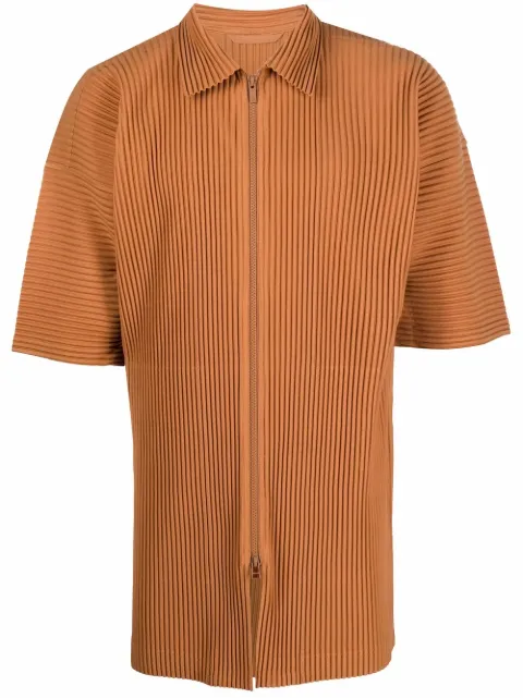 homme plisse polo shirt