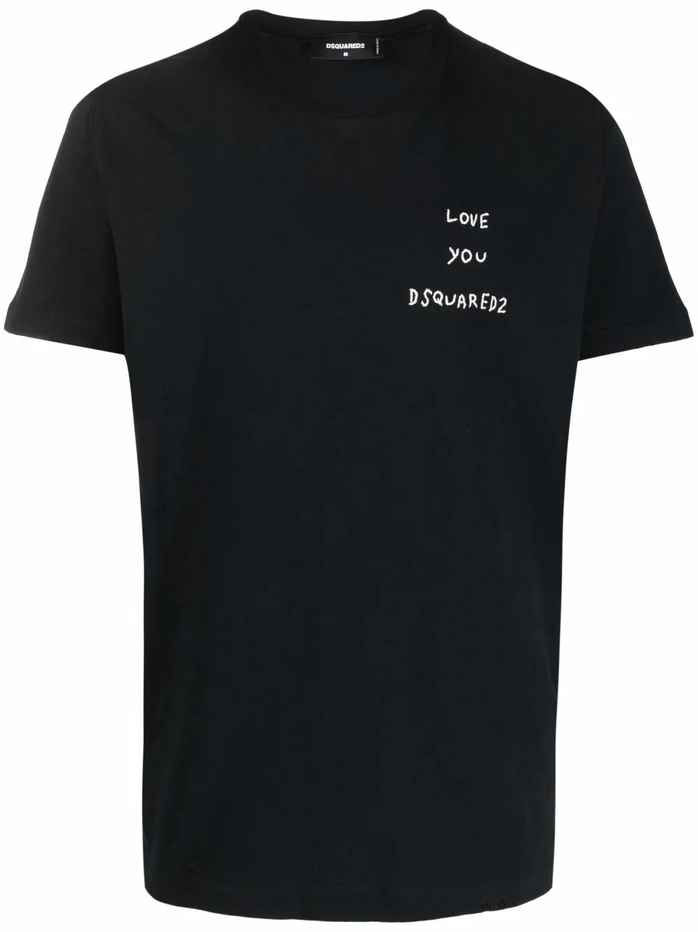 

Dsquared2 playera bordada - Negro