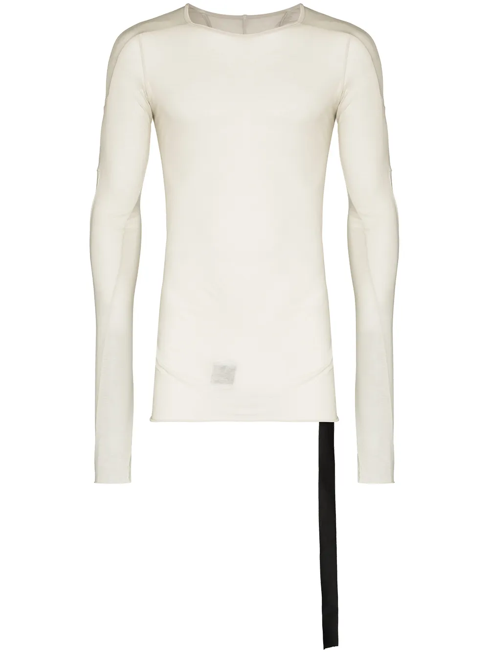 Rick Owens DRKSHDW DRKSHDW SCARIFICATION LS TEE WHT