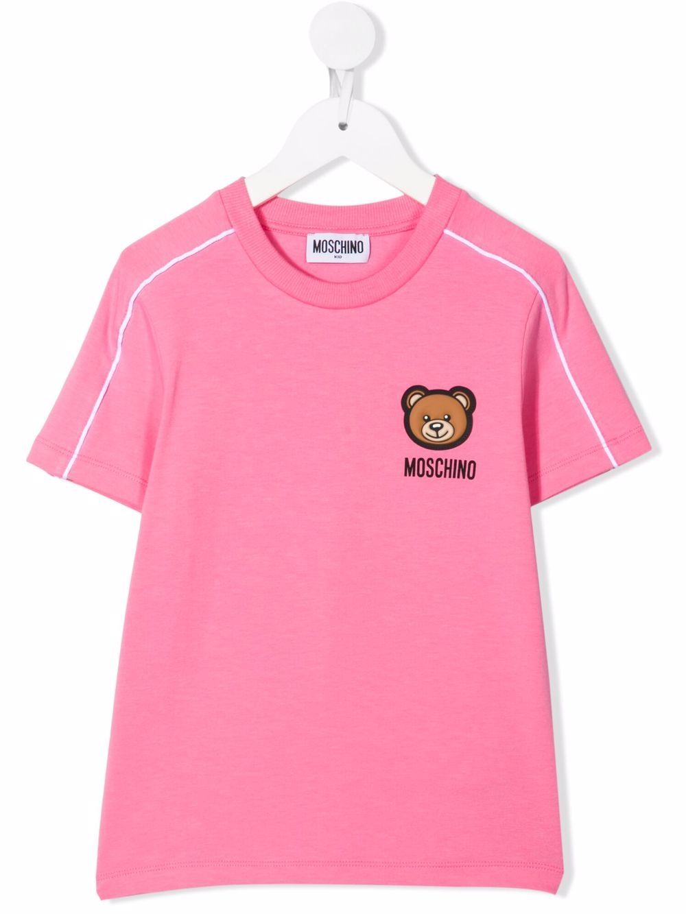 фото Moschino kids футболка teddy bear с круглым вырезом