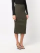 Helmut Lang pencil midi skirt
