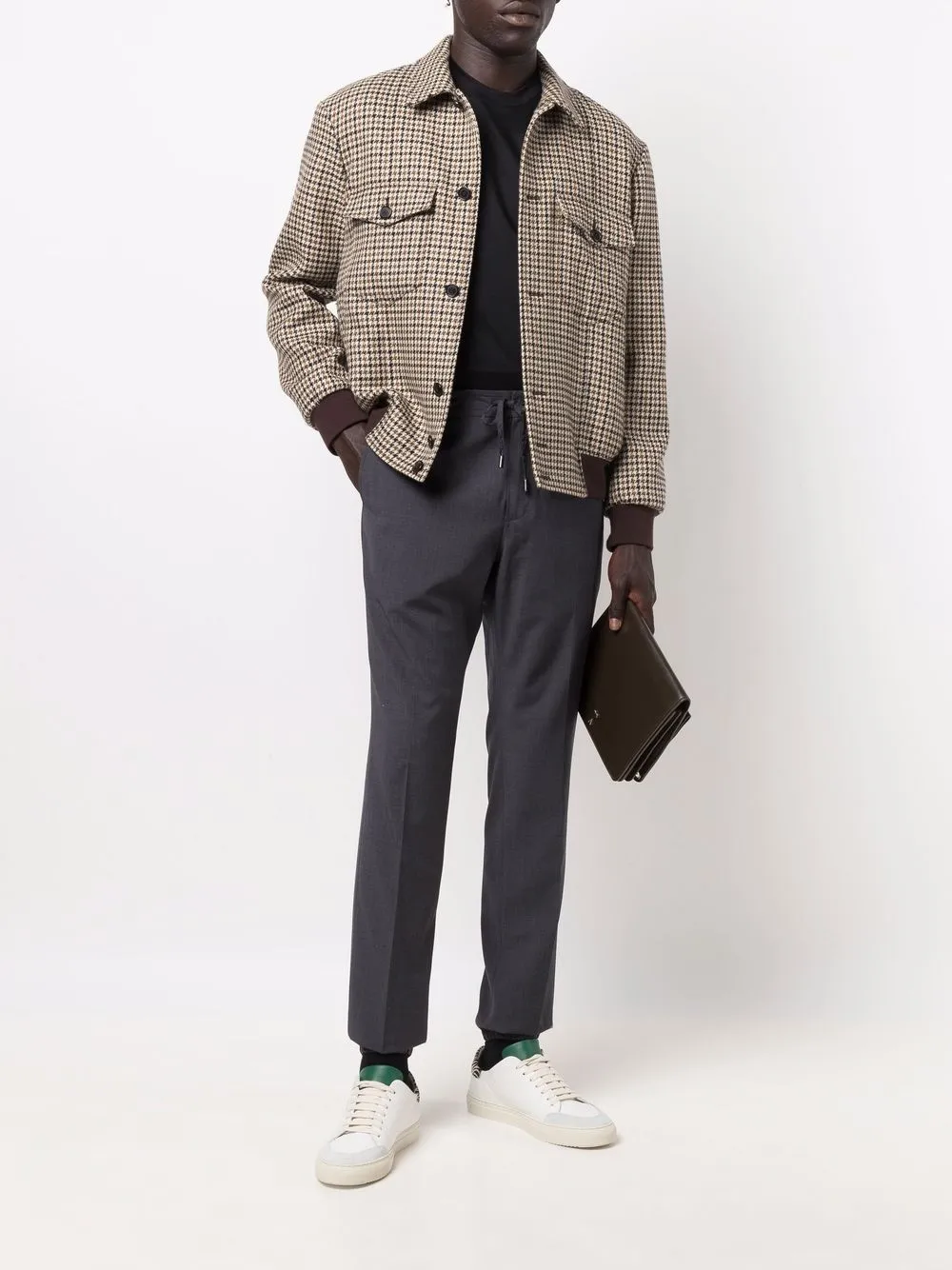 фото Z zegna прямые брюки с кулиской