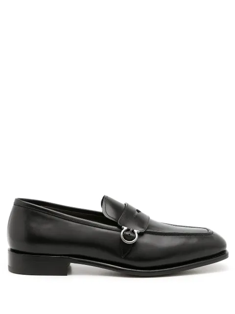 Ferragamo leather penny loafers
