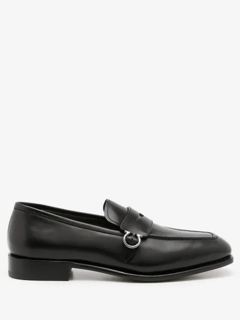 Ferragamo leather penny loafers
