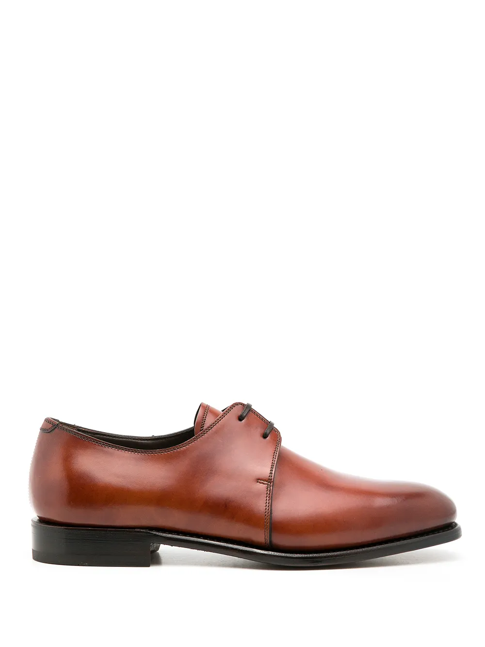 Ferragamo lace-up leather shoes Brown