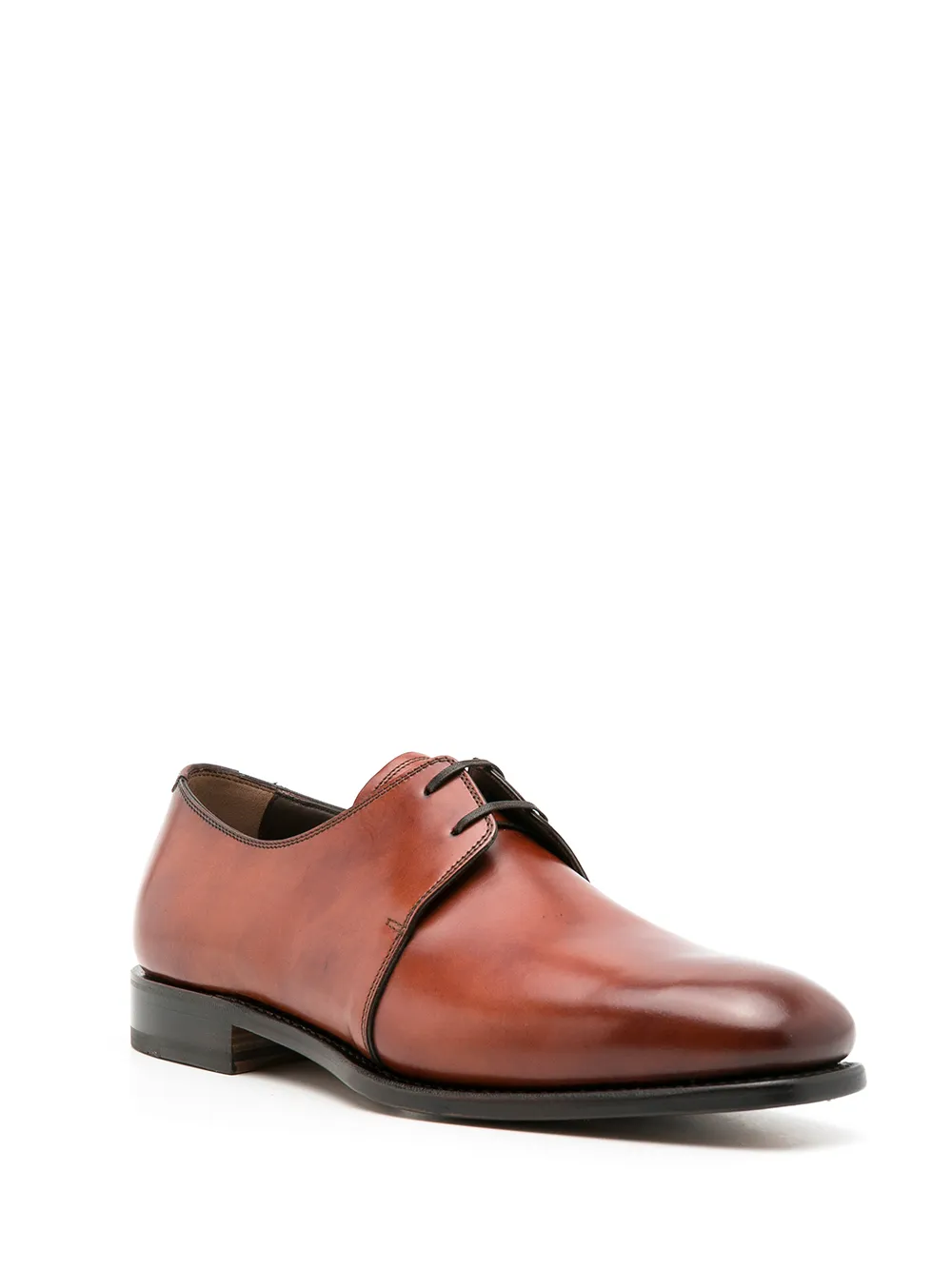 Ferragamo lace-up leather shoes Brown