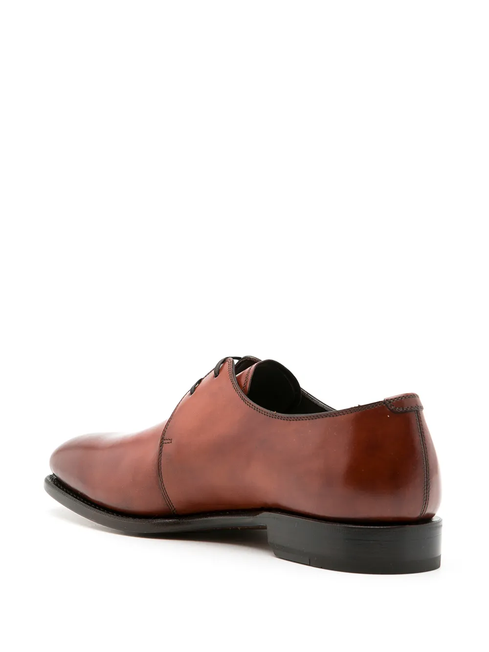Ferragamo lace-up leather shoes Brown