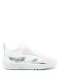 Ferragamo leather sock sneakers - White