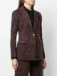 Rosetta Getty paisley-print tailored blazer