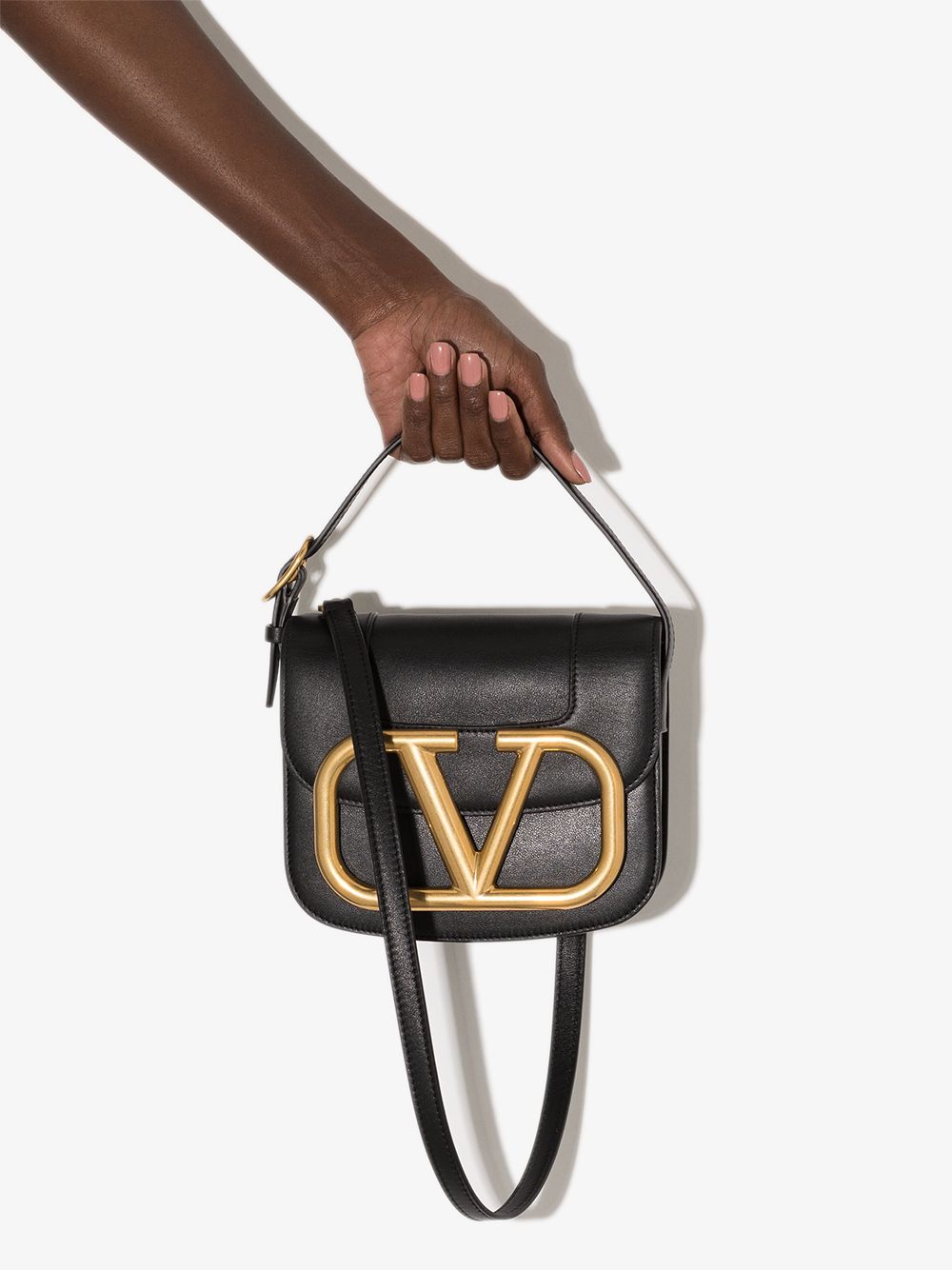 фото Valentino garavani val v logo crossbody bag