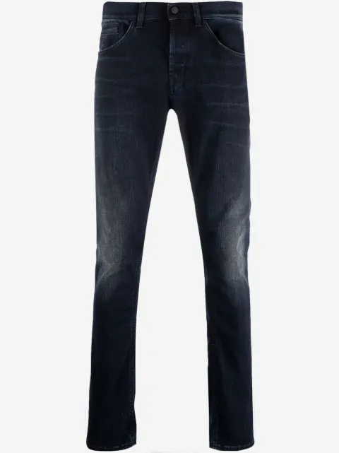 DONDUP faded slim-fit jeans