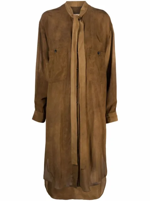 Uma Wang Chemisier drappeggiato