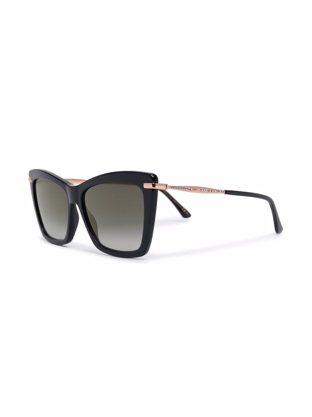 Image 2 of Jimmy Choo Eyewear gradient oversize-frame sunglasses
