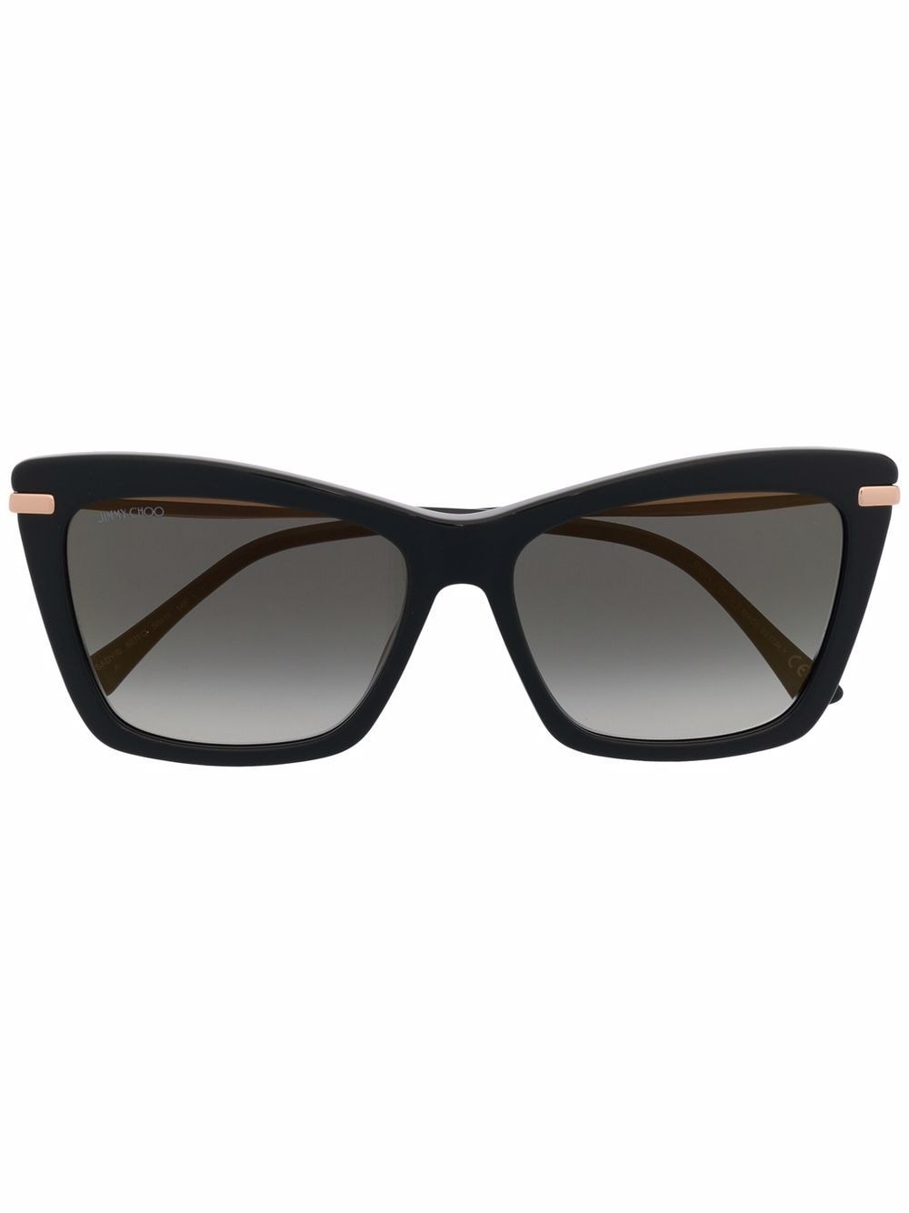Image 1 of Jimmy Choo Eyewear gradient oversize-frame sunglasses