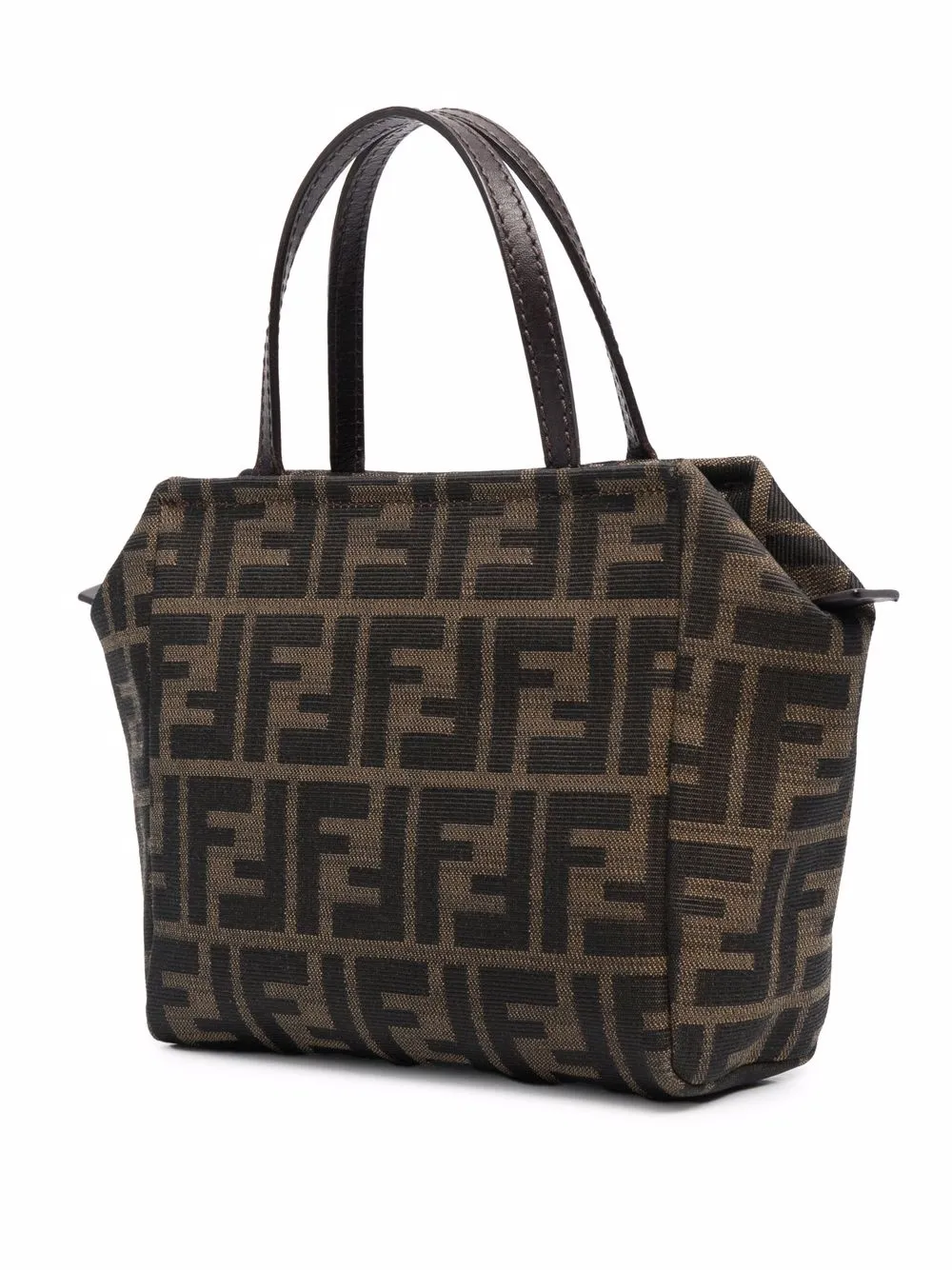 фото Fendi pre-owned сумка-тоут 2010-х годов с узором zucca