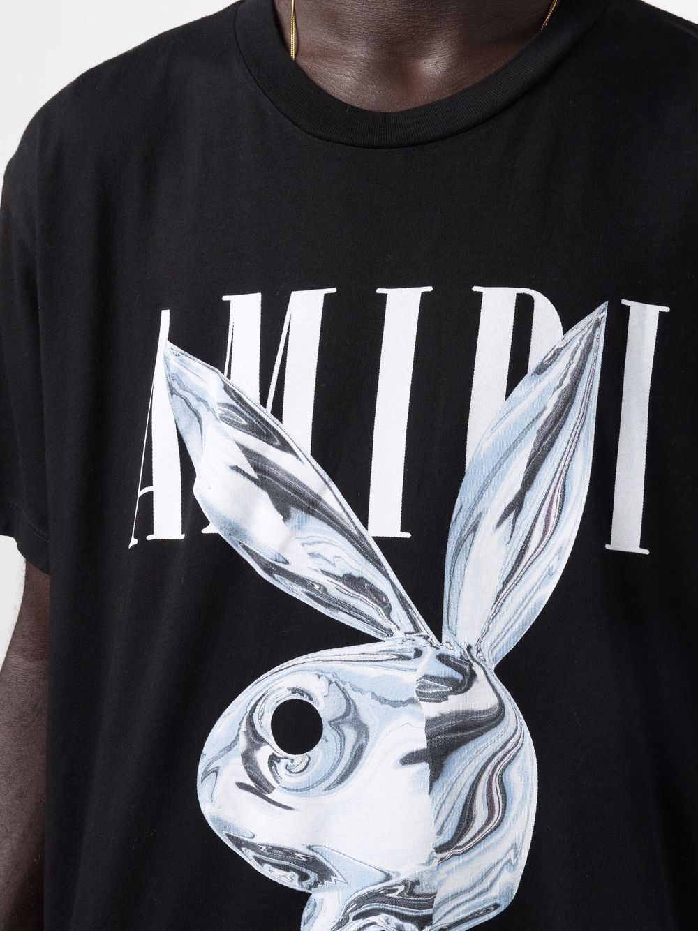 фото Amiri футболка metallic playboy bunny