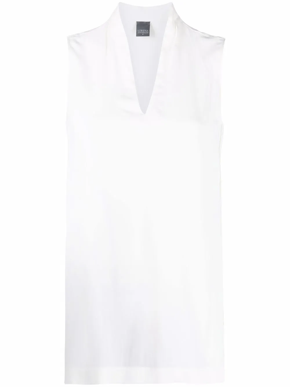 

Lorena Antoniazzi V-neck sleeveless blouse - Neutrals