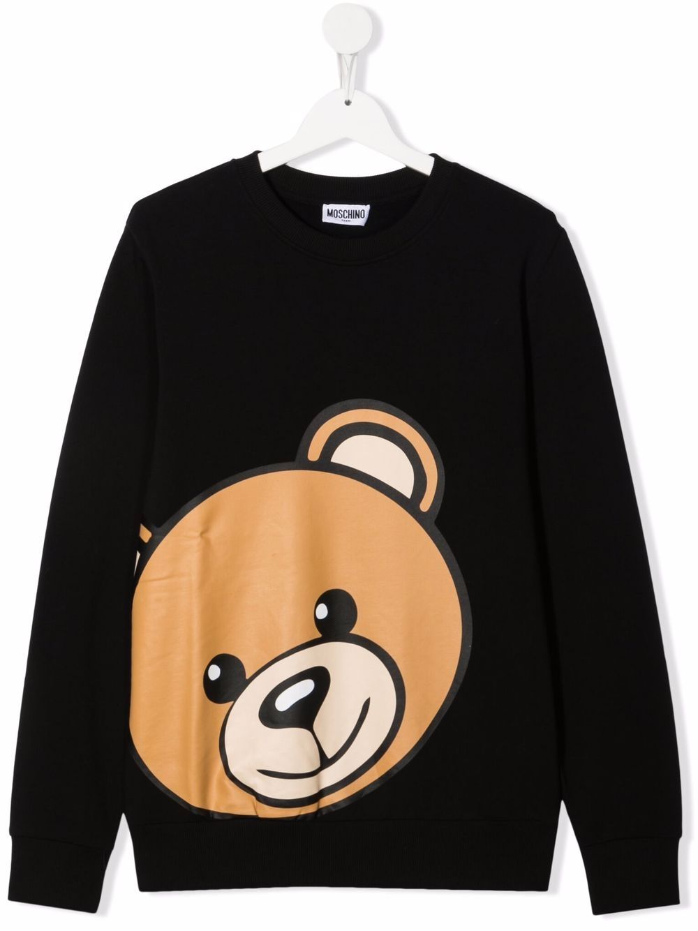 фото Moschino kids толстовка с принтом teddy bear