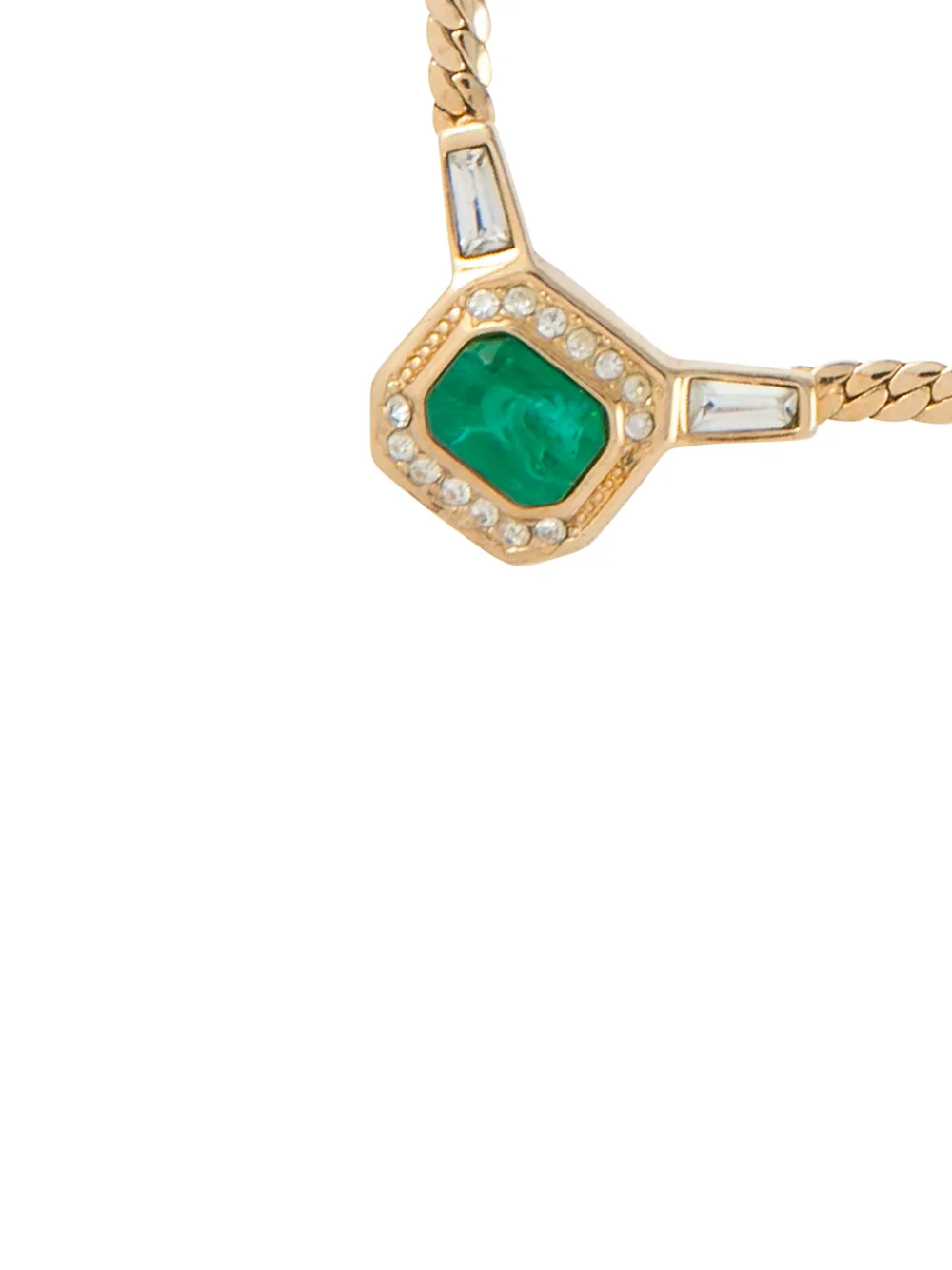 Christian Dior Pre-Owned 1980s pre-owned gemstone-embellished necklace | Image 2