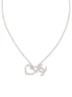 Image 1 of Chanel Pre-Owned 2004 CC heart charm necklace
