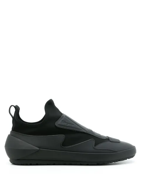 Ferragamo panelled slip-on sneakers
