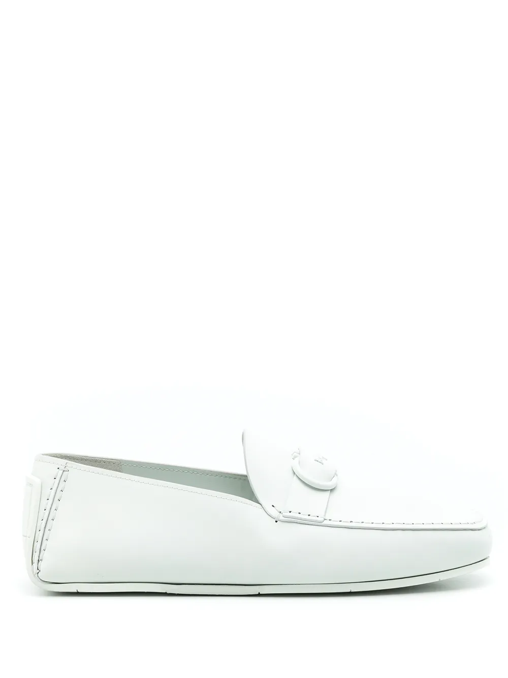 Ferragamo Gancini leren sneakers Beige