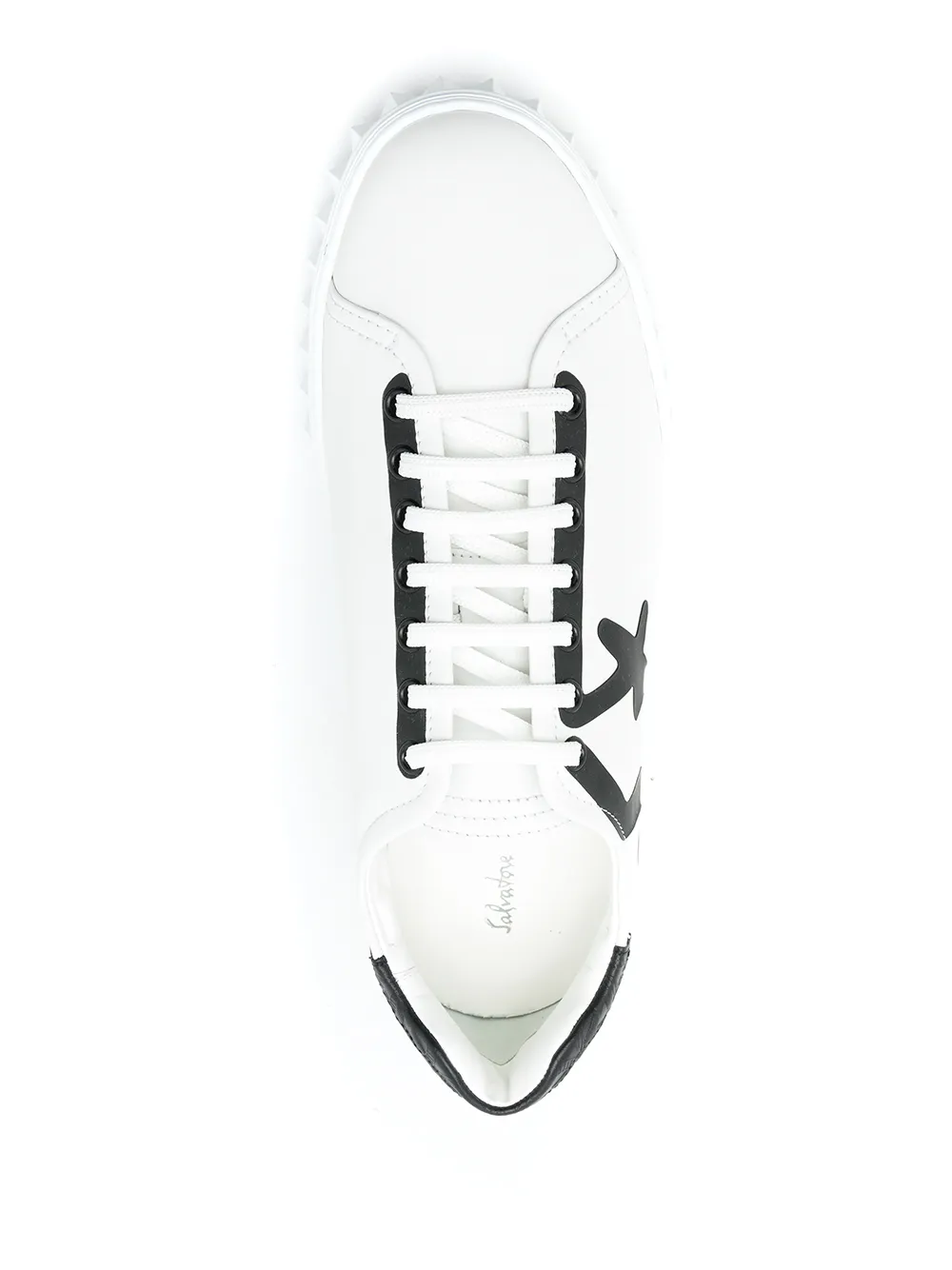Ferragamo Leren sneakers Wit