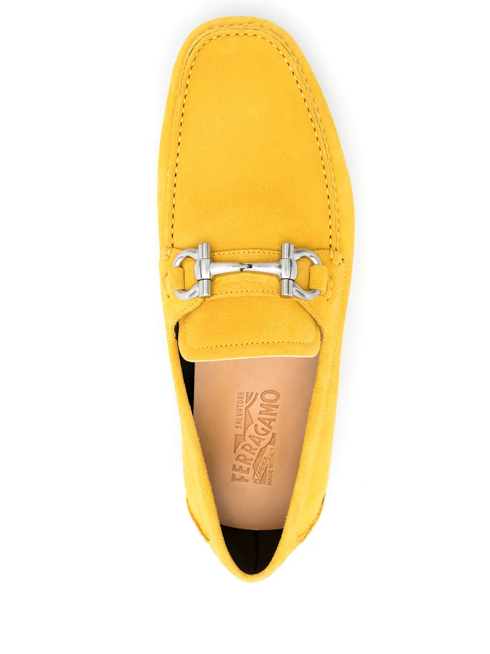 Ferragamo Gancini loafers Geel