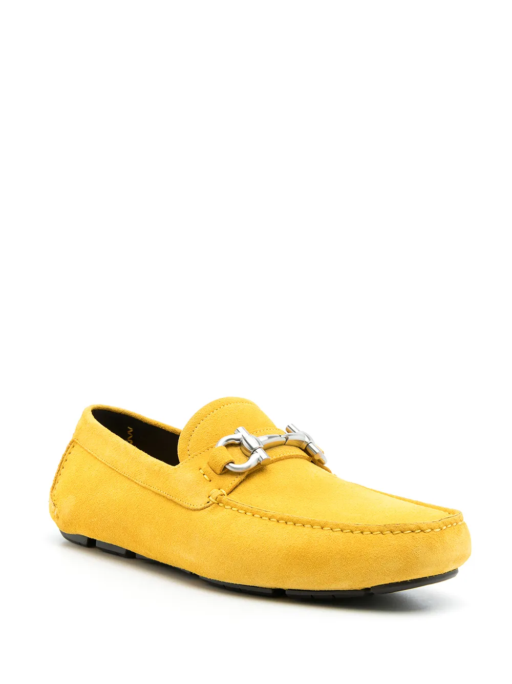 Ferragamo Gancini loafers Geel
