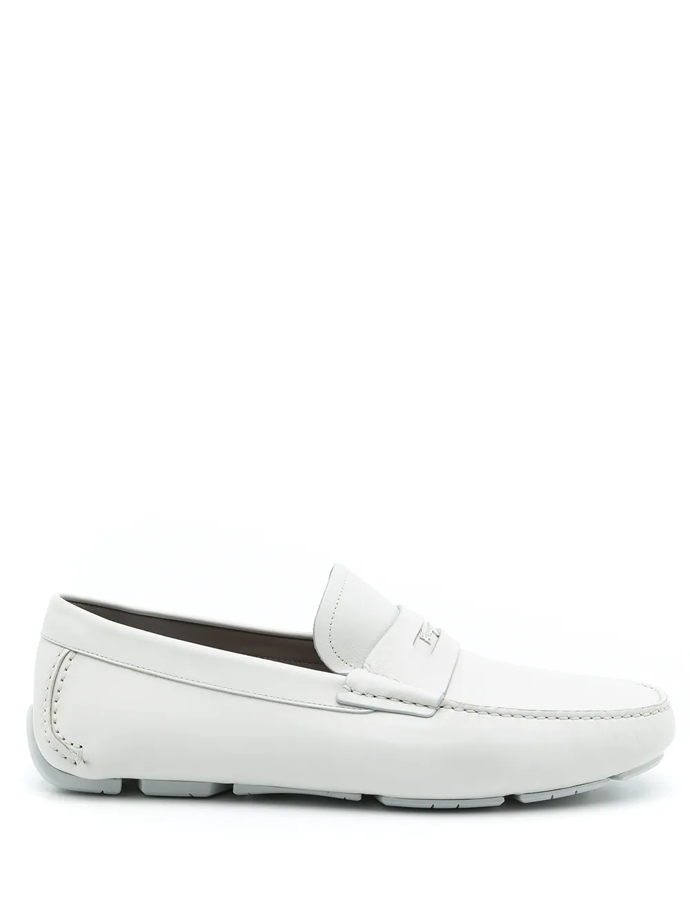 Ferragamo Leren loafers Beige