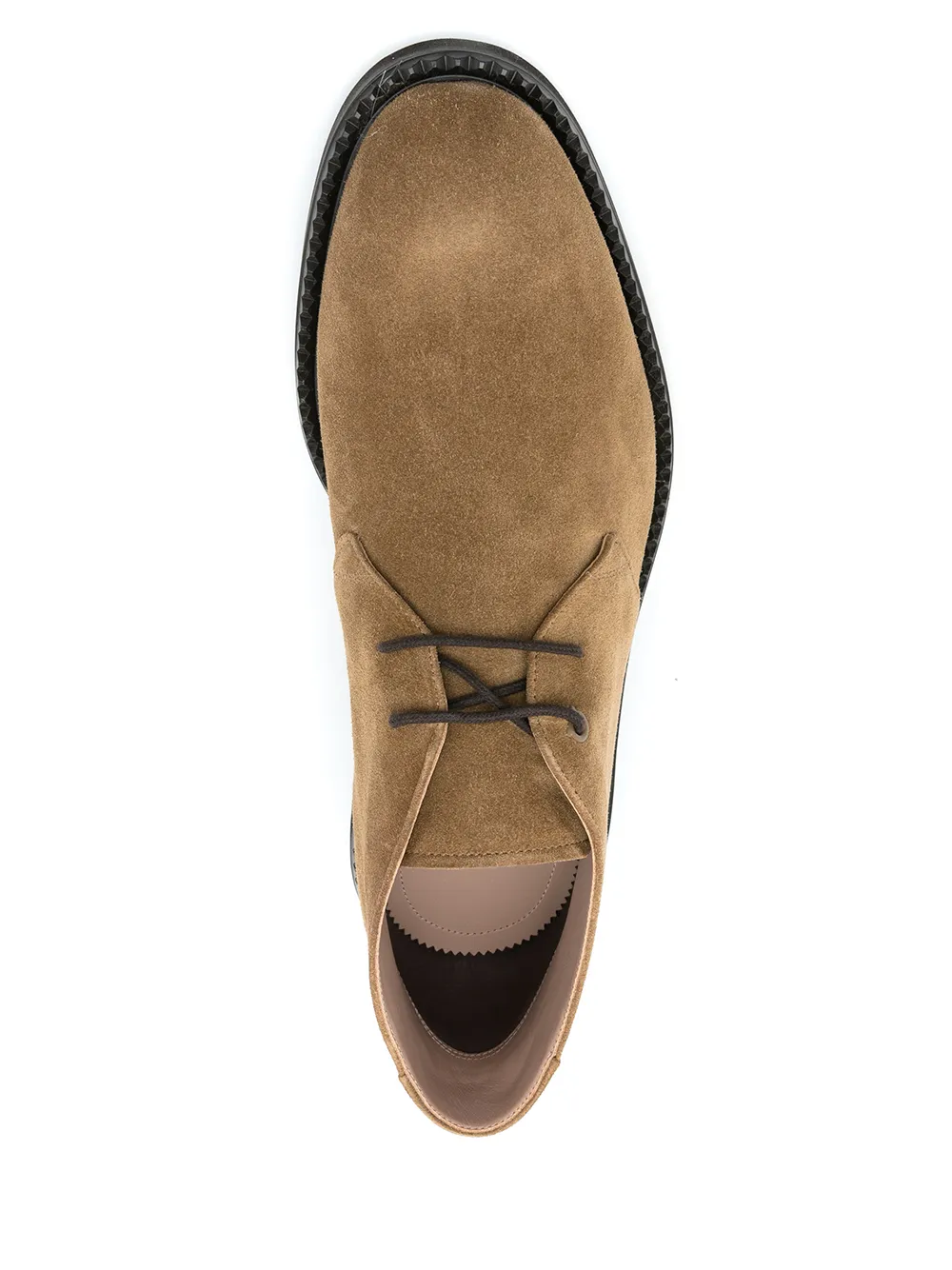 Ferragamo Desert boots met veters Bruin