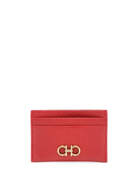 Salvatore Ferragamo Porta-cartões 201 de couro