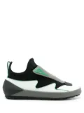 Ferragamo colourblock slip-on sneakers - Black